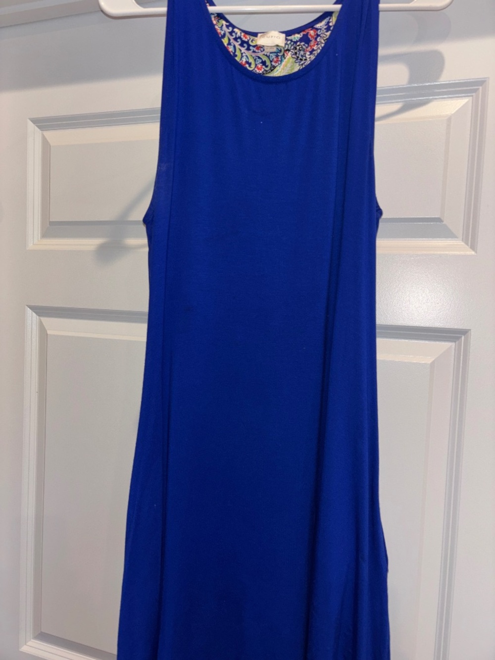 ROYAL BLUE SOFT CAUSAL DRESS
